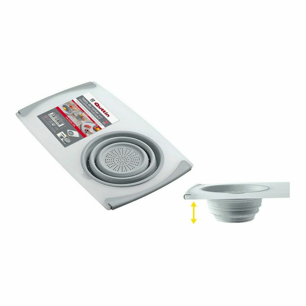 Разделочная доска Quttin Складной машина для отжимания белья 50 x 28,5 cm (6 штук)-2