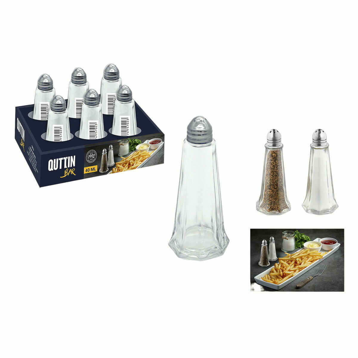 Quttin Bar 40 ml 4.5 x 11 cm spice stand (6 Items) (12 pieces)-2