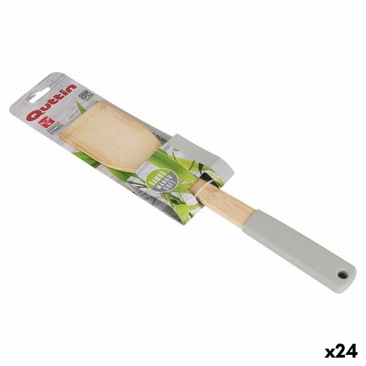 Blade Quttin Soft straight Bamboo 30 x 6 cm (24 pieces) (30 cm)