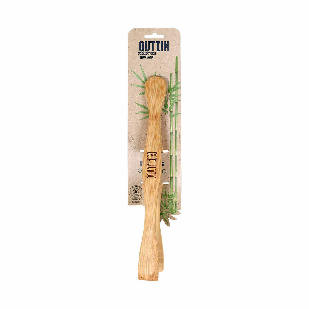 Quttin Bamboo Kitchen Tongs (36 pieces)-2