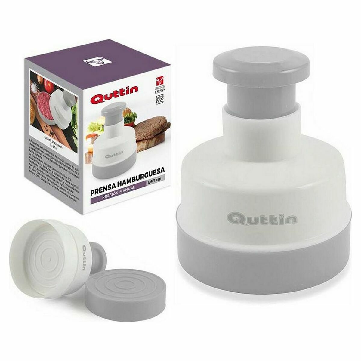 Пресс для гамбургеров Quttin Инструкция 9,7 x 11 cm-2