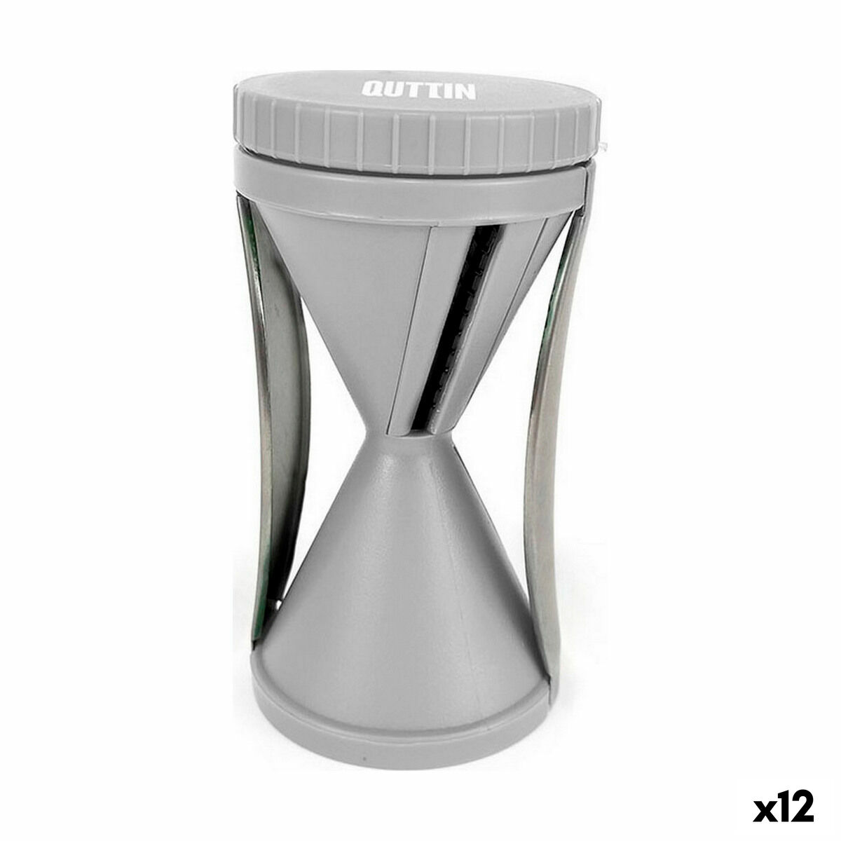 Coltello per la pulizia di verdure e frutta Qutin spirale 13 x 7 cm (12 pezzi)