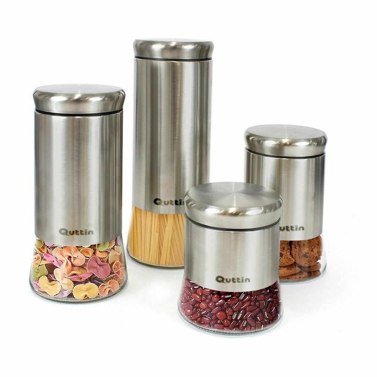 Лодка Quttin Сталь Cтекло 11,5 x 11,5 x 29 cm (12 штук) (2200 ml)-2