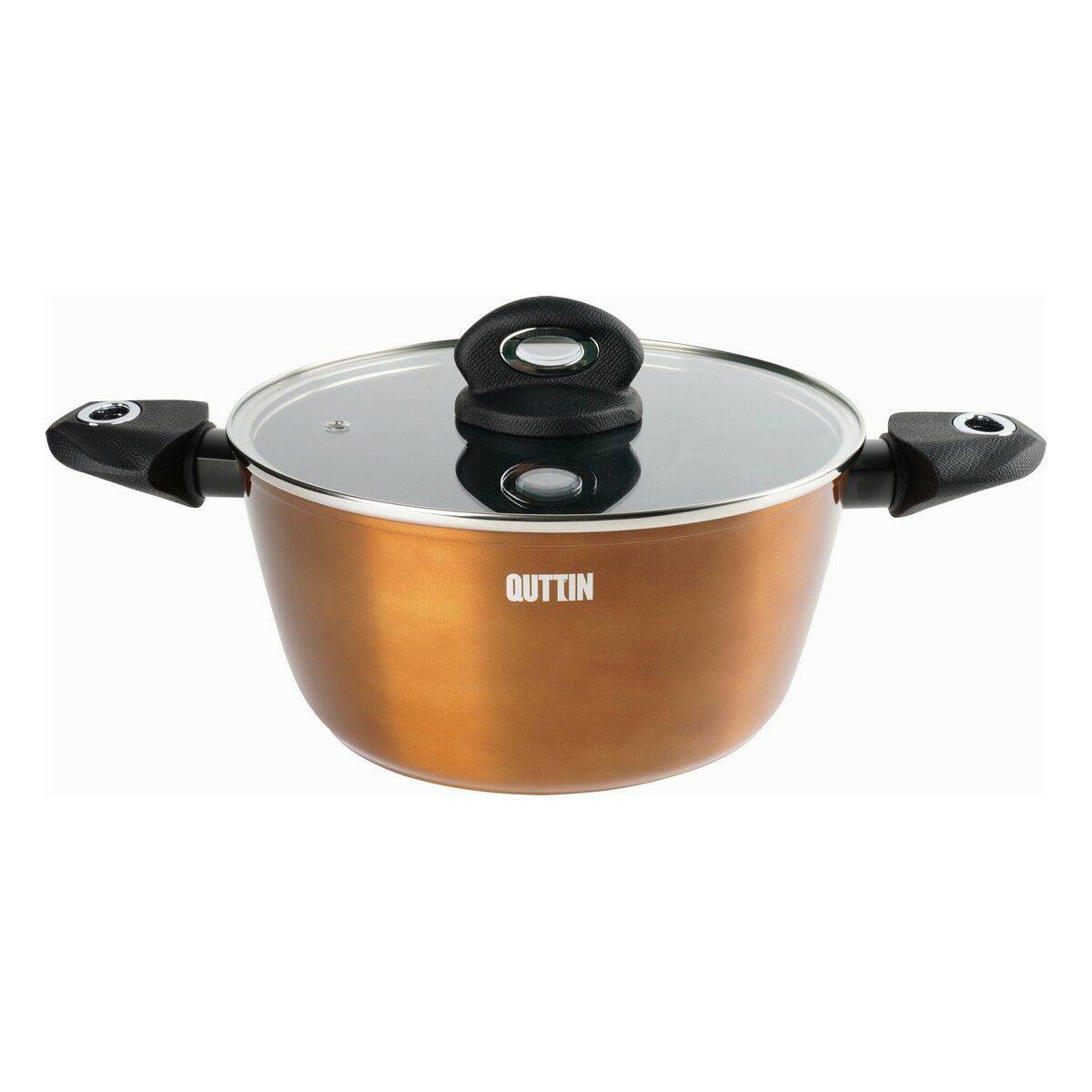 Quttin Foodie Copper 28.8 x 12.5 x 44 cm saucepan (4 pieces)-2
