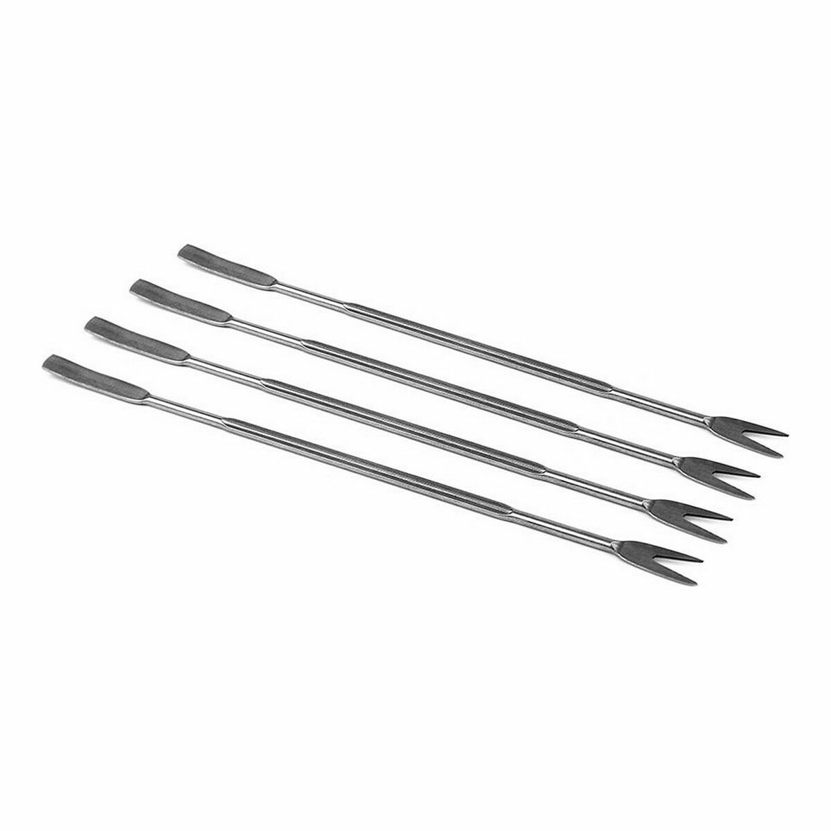 Вилки для морепродуктов Нержавеющая сталь Серебристый (4 pcs)-2