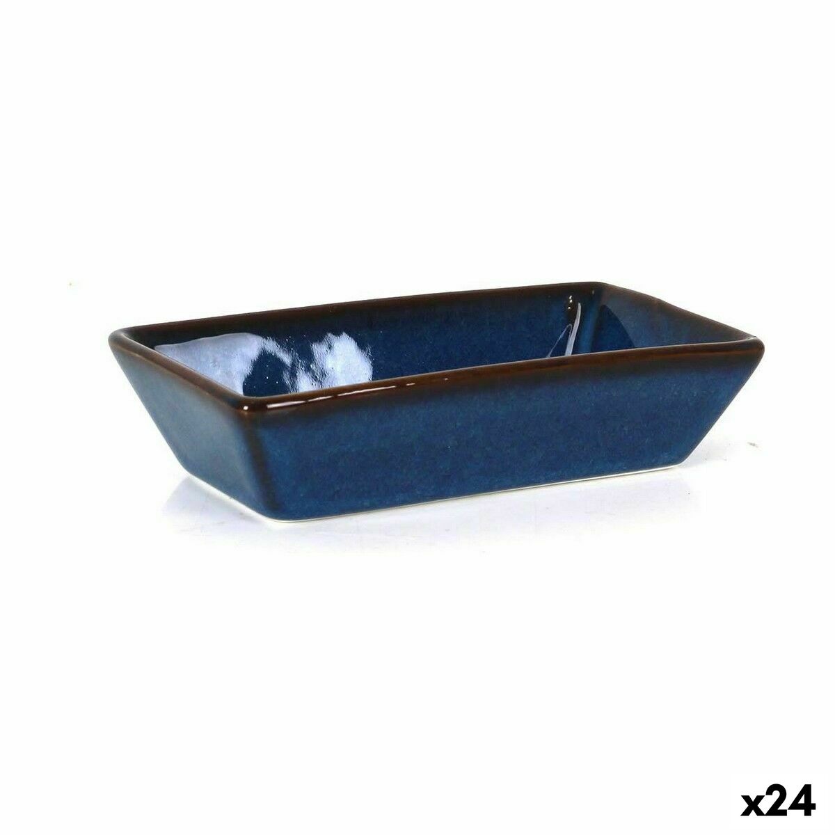 Prato La Mediterranea Pica-pica Azul 13,8 x 7,2 x 3,2 cm (24 peças)