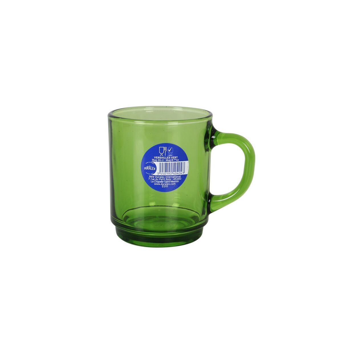 Чашка Duralex Versailles Зеленый 260 ml (12 штук)-2