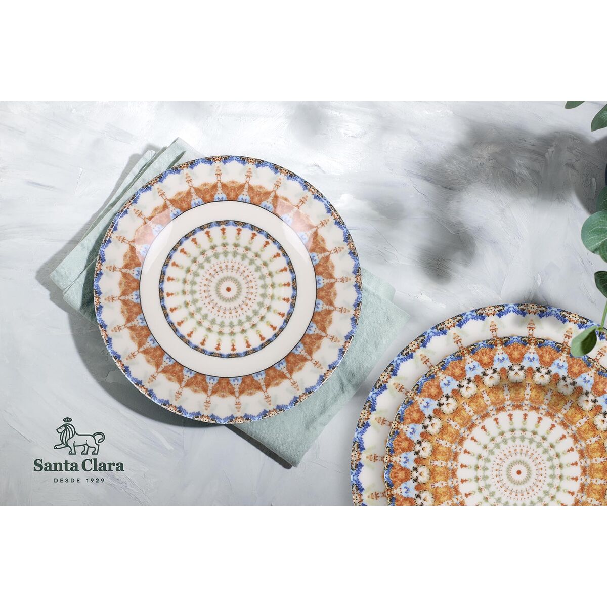 Ыдыс жиынтығы Santa Clara Corintia 18 Бұйымдар Фарфор (2 дана)-4