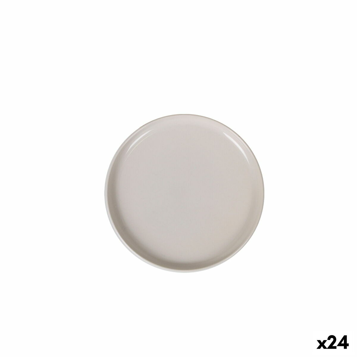 La Mediterránea Ivory Circular Circular 15.4 x 2.1 cm小吃托盘(24件)