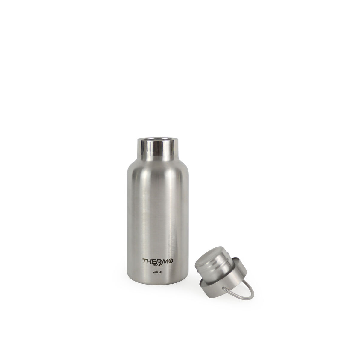 Термобутылку ThermoSport Сталь 420 ml С ручкой-2