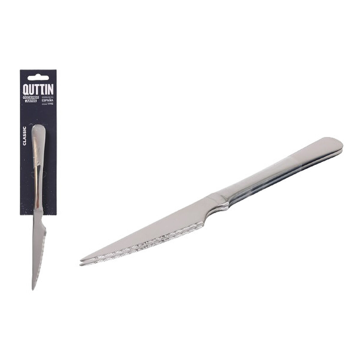 Набор ножей для мяса Quttin Classic 21,5 x 1,9 cm 2 Предметы-2