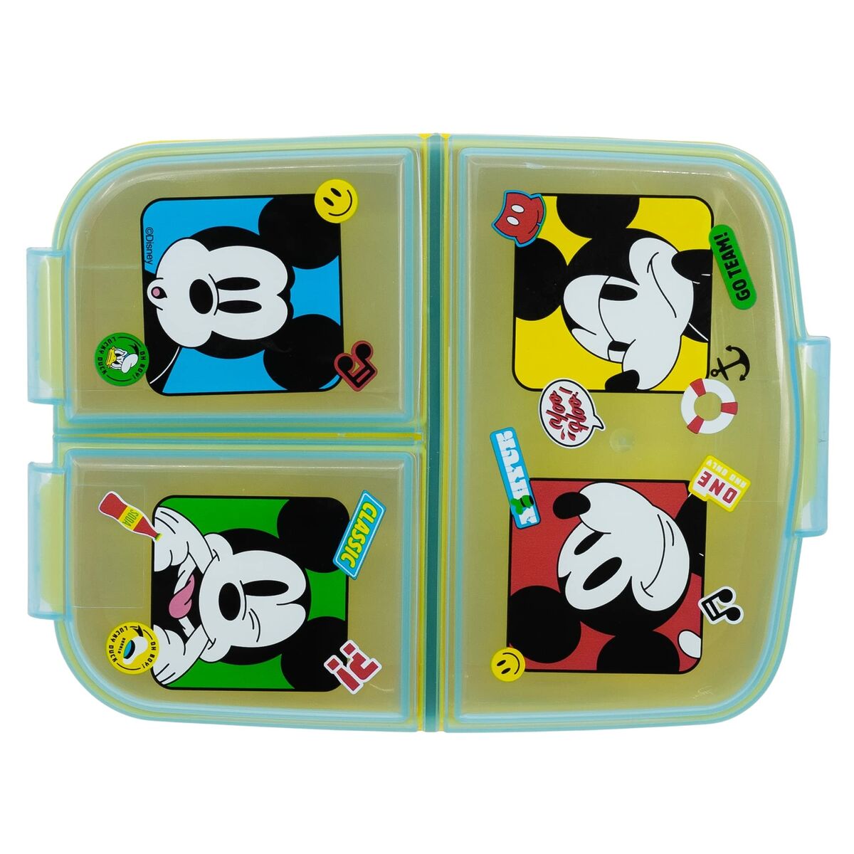 Контейнер с отделениями Mickey Mouse Fun-Tastic 19,5 x 16,5 x 6,7 cm полипропилен-3