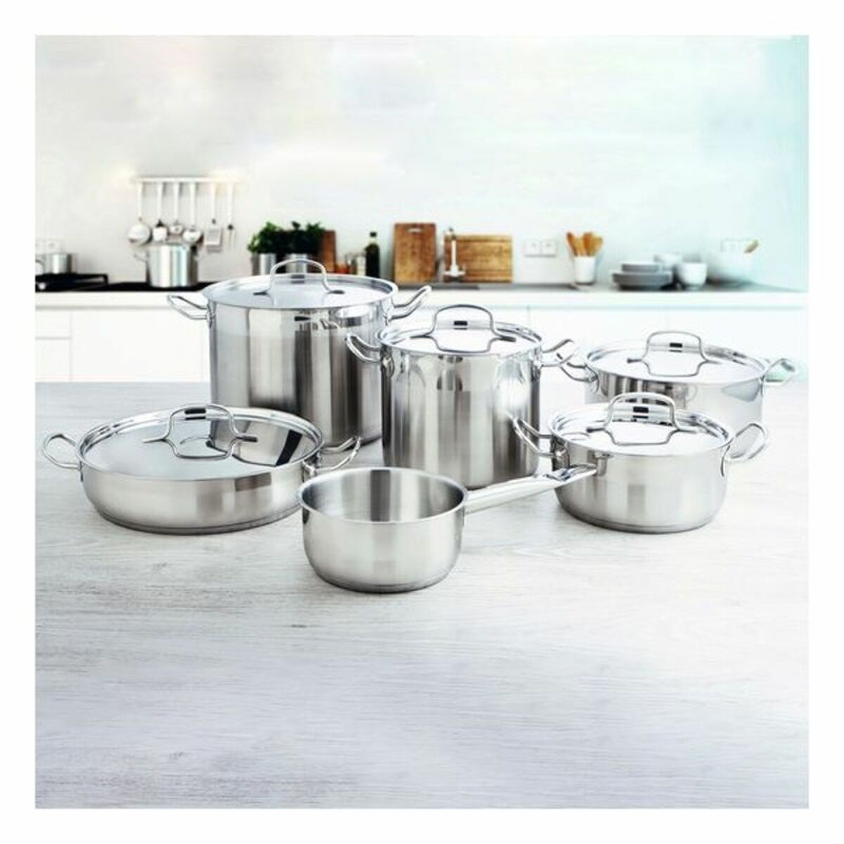 Pan with lid Quid Azzero Stainless steel-2