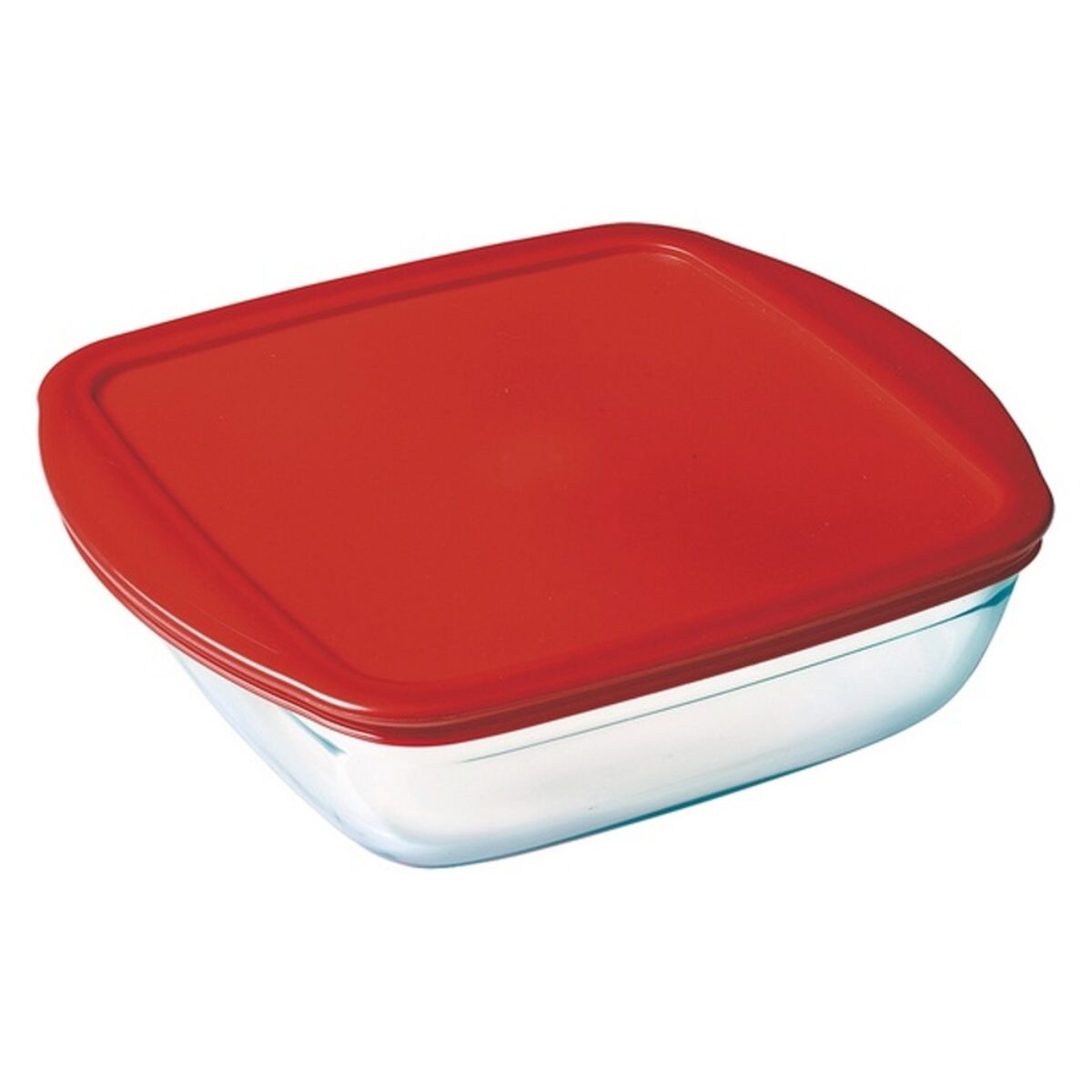 Sealed Lunchbox Ô Cuisine Clear Borosilicate Glass-2