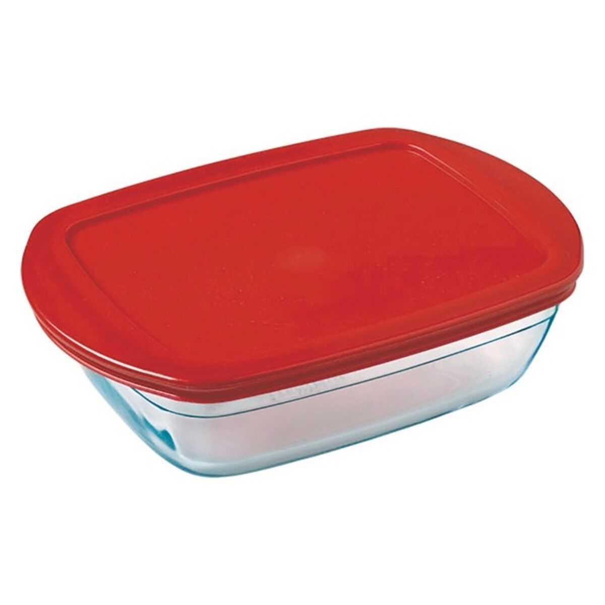 Sealed Lunchbox Ô Cuisine Clear Borosilicate Glass-4