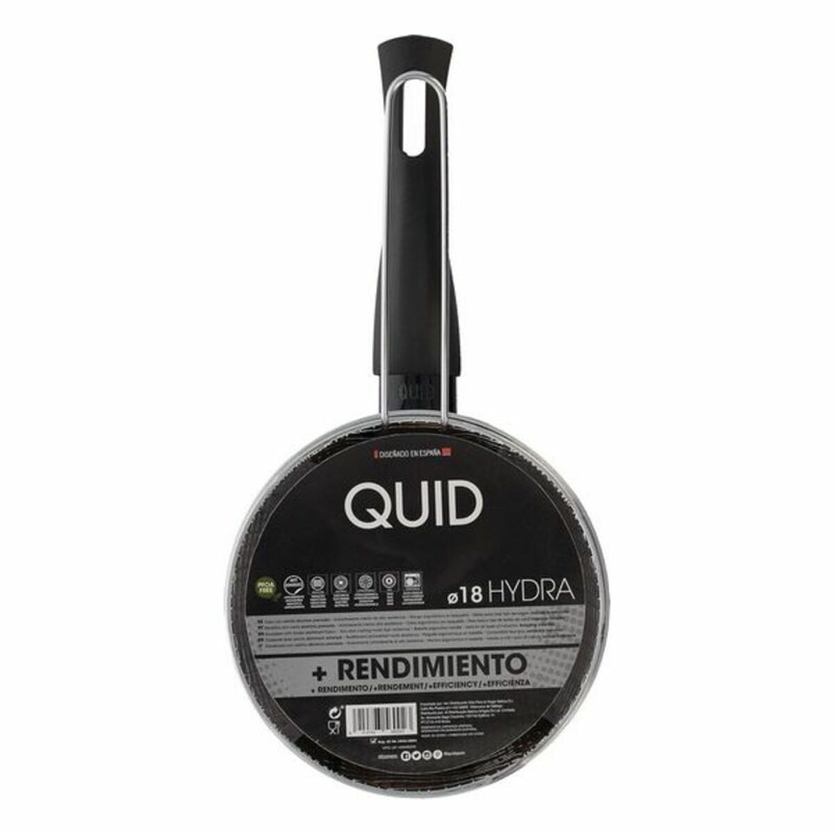 Cubo Quid 7554064 Baquelita de metal (Sec 18 cm)-5