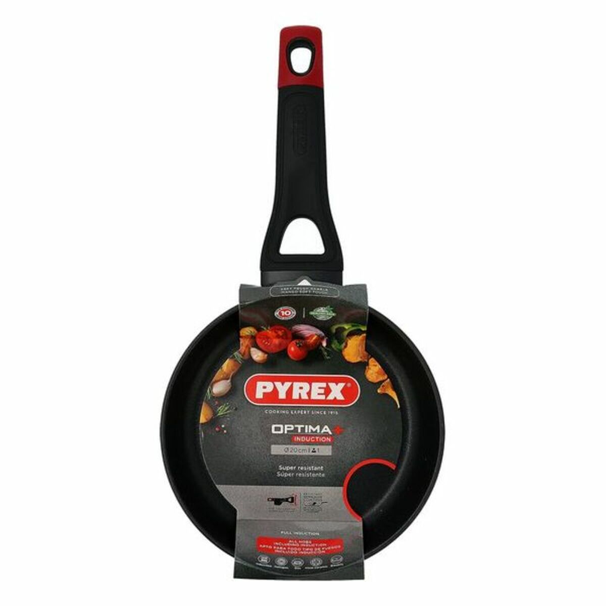 Pyrexオプティマノンスティックフライパン+アルミニウム-3