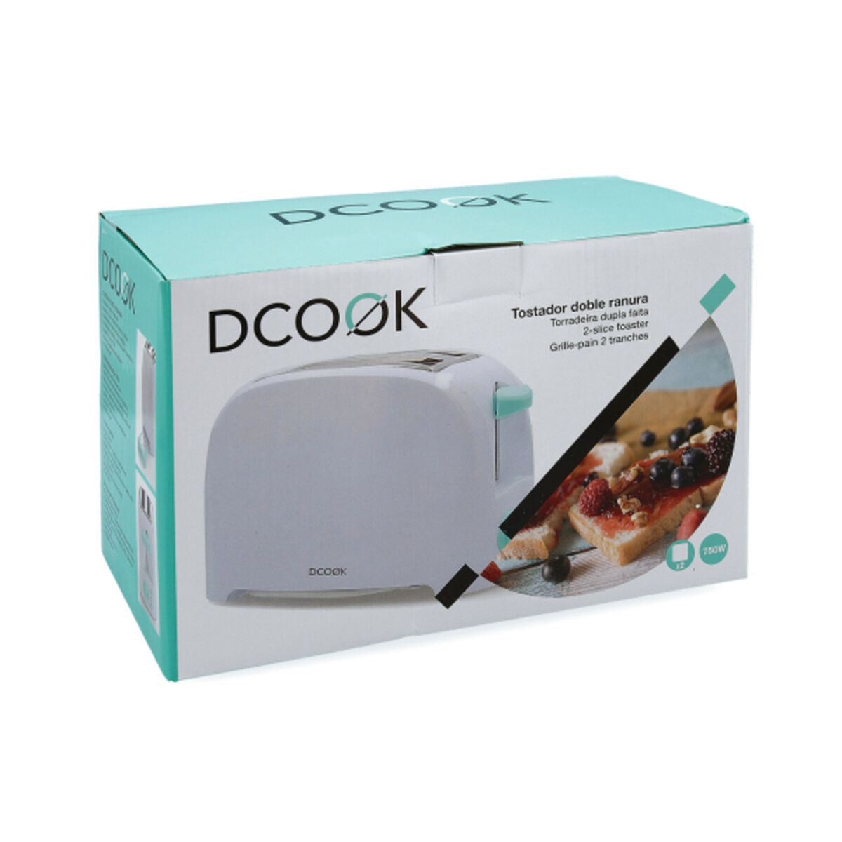 Тостер Dcook Gallery Белый 750 W-7