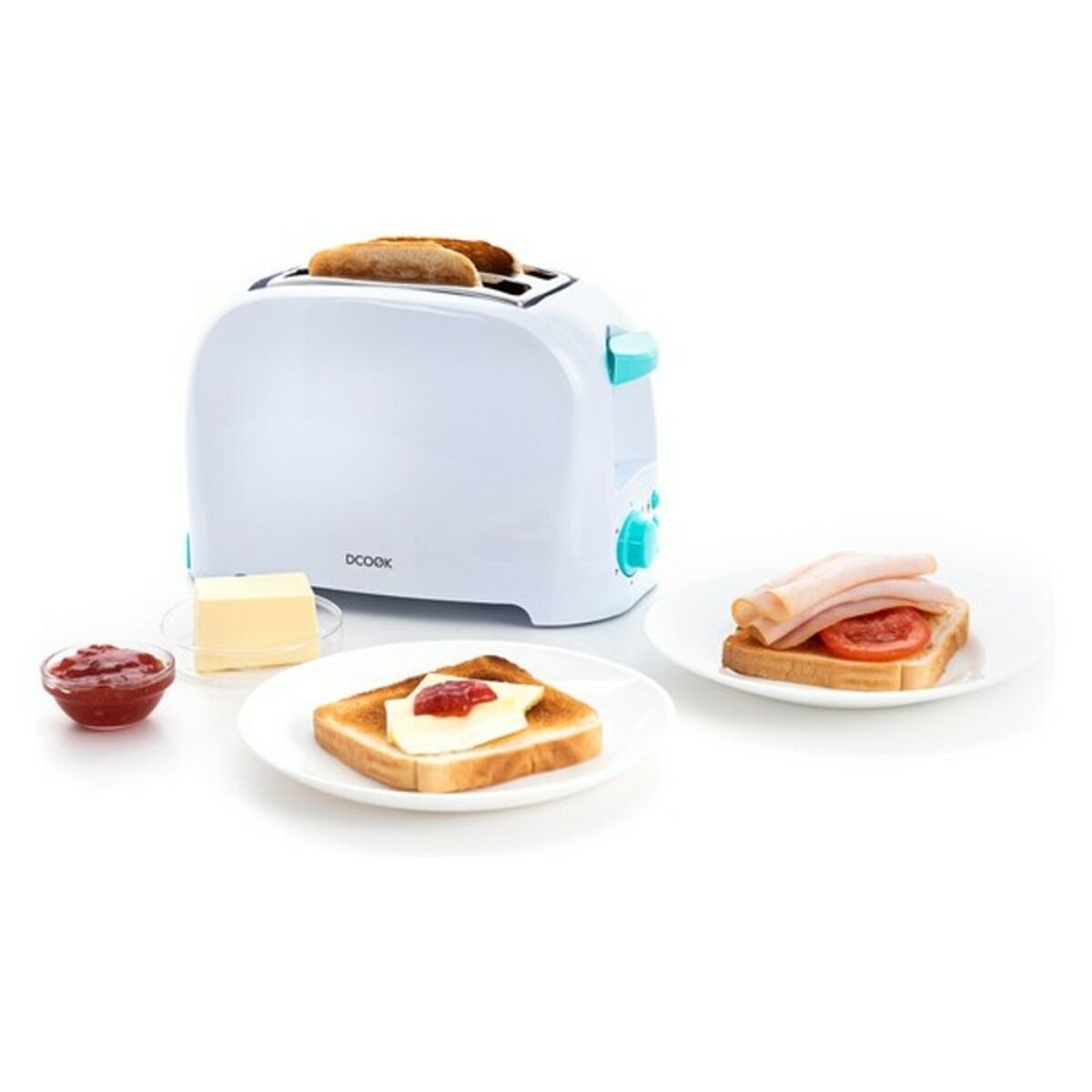 Тостер Dcook Gallery Белый 750 W-8