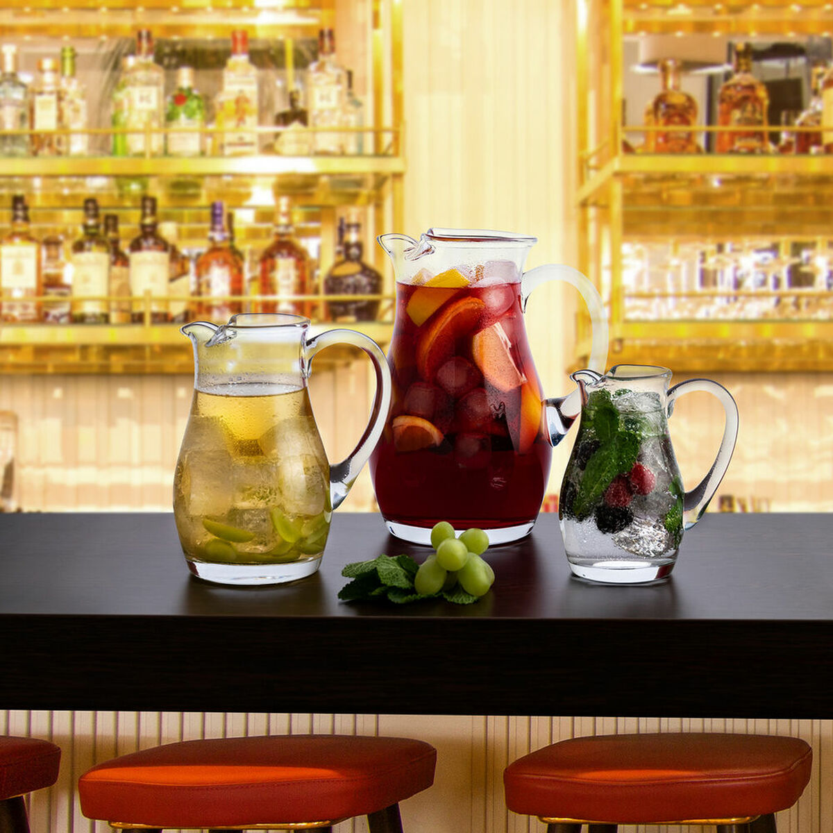 Quid Sangria 투명 유리 머그 (1L)-2