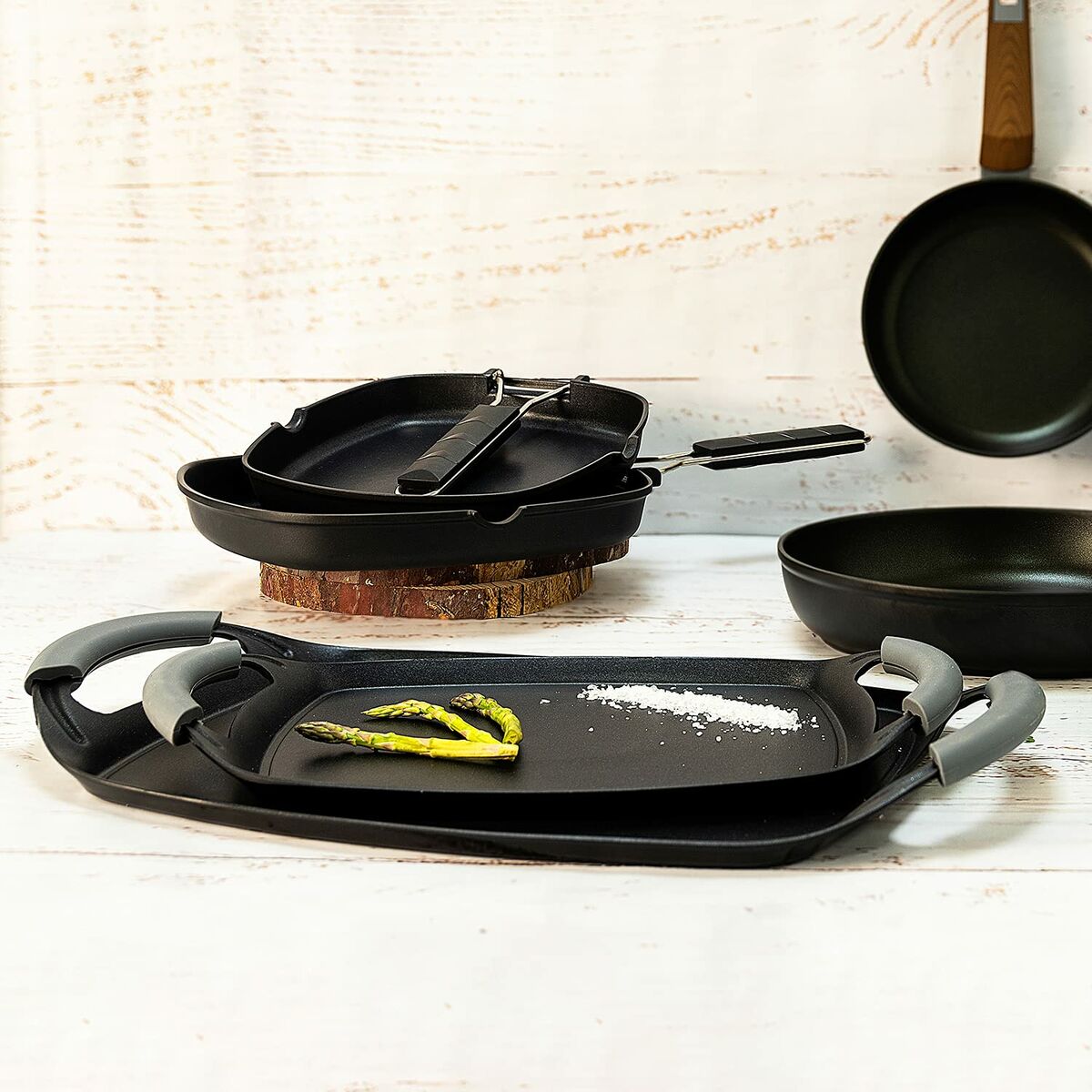 Quid Ebano ყალბი ალუმინის შავი სილიკონი (36 x 23 სმ)-4