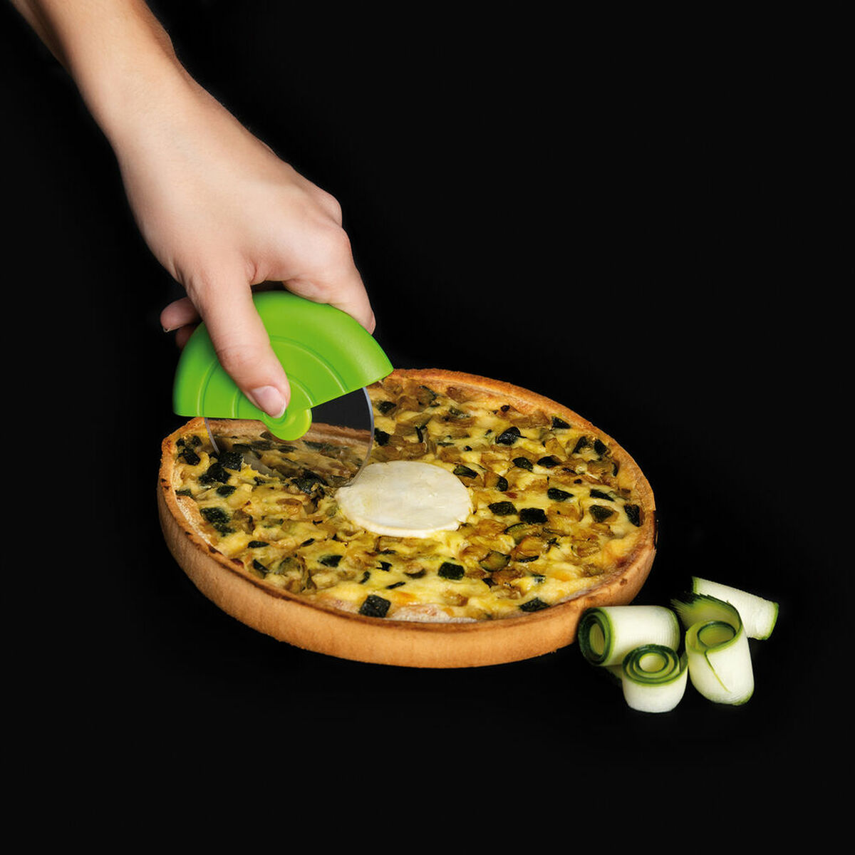 Quid Veggy Pizza Cutter (18 x 14 x 2 cm)-3
