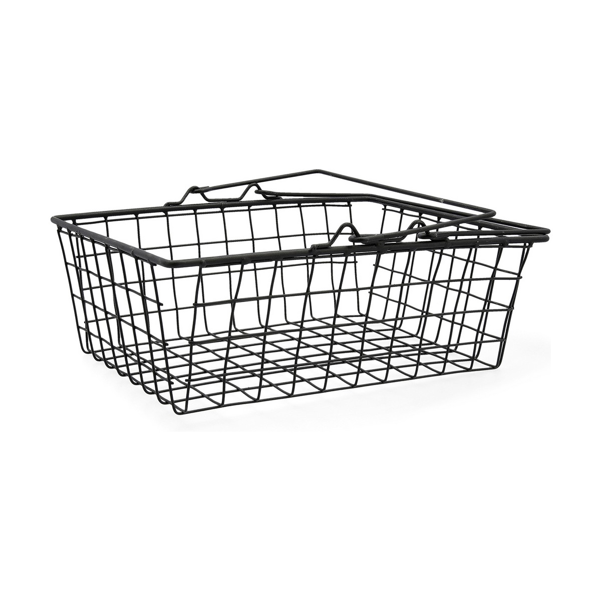 Quid Ebano Metal Steel 30 x 23 x 10.5 cm-3
