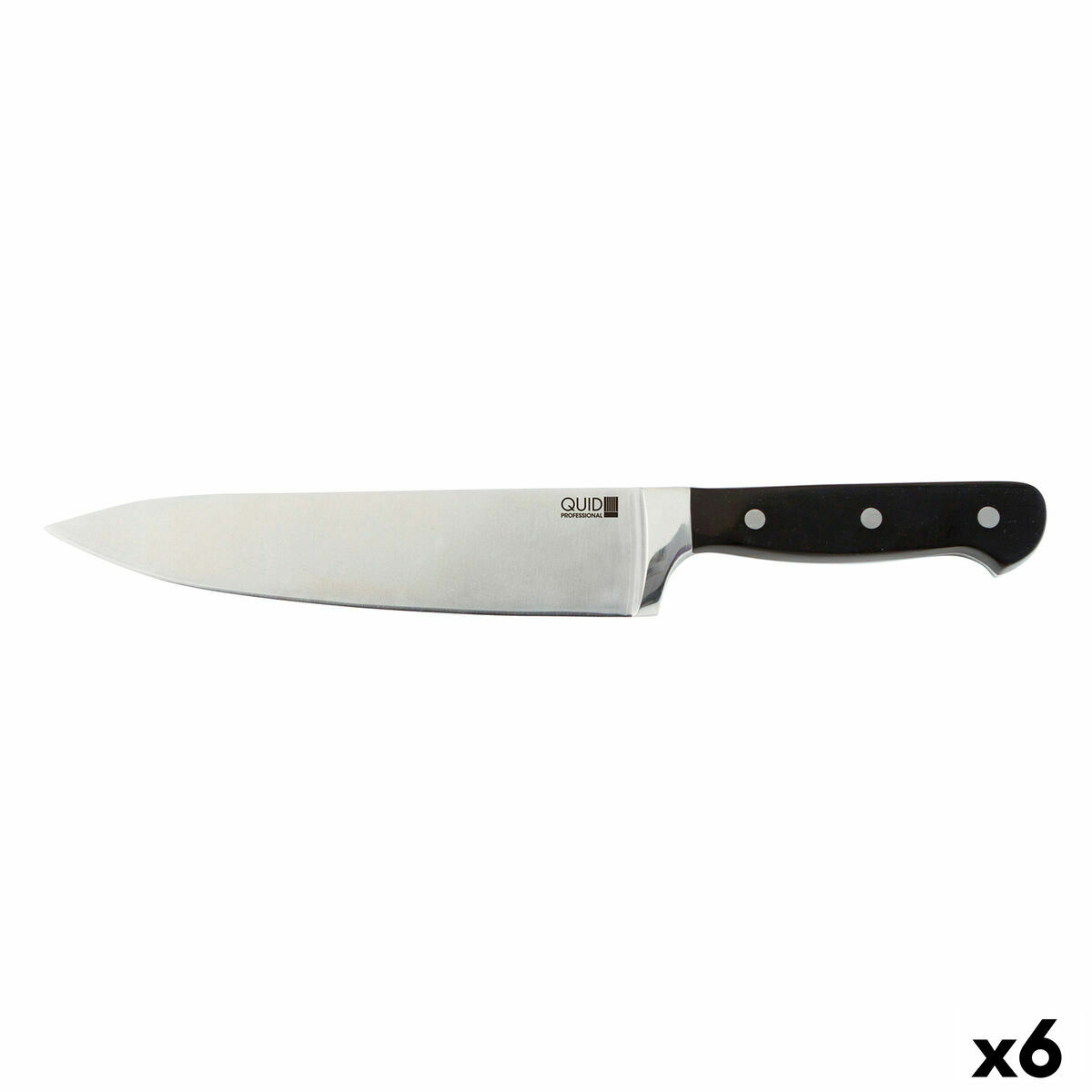 셰프 나이프 Quid Professional Inox 셰프 블랙 메탈 20cm (팩 6x)-2