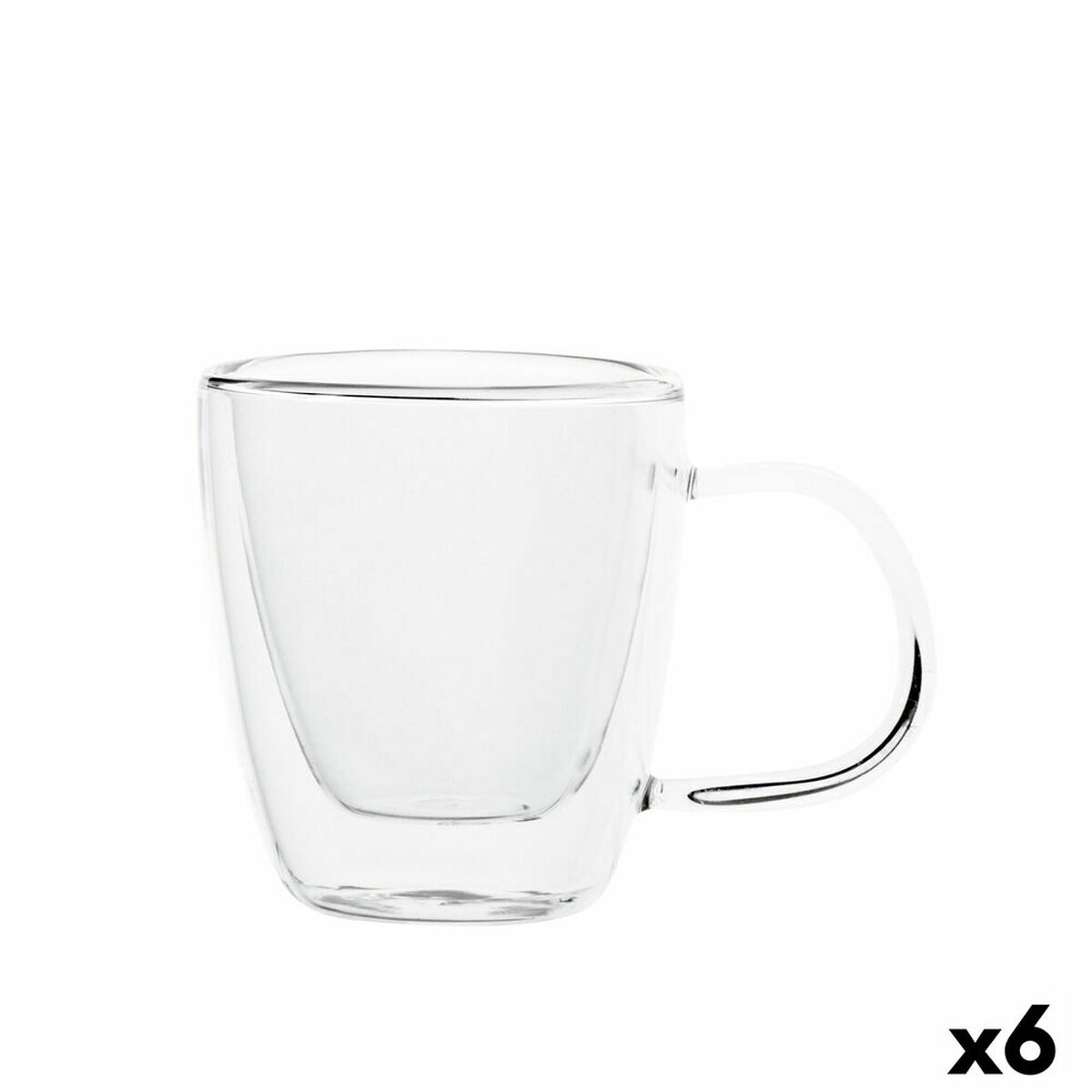 Чашка Quid Serenia Прозрачный Cтекло 100 ml (6 штук)-2