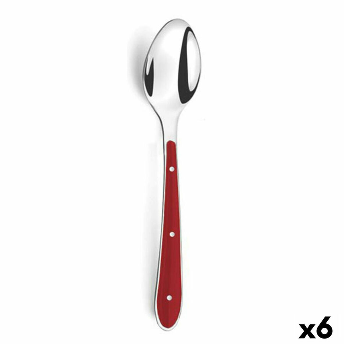 Set of spoons Amefa Bistro Metal Two-tone 21.7 cm-2