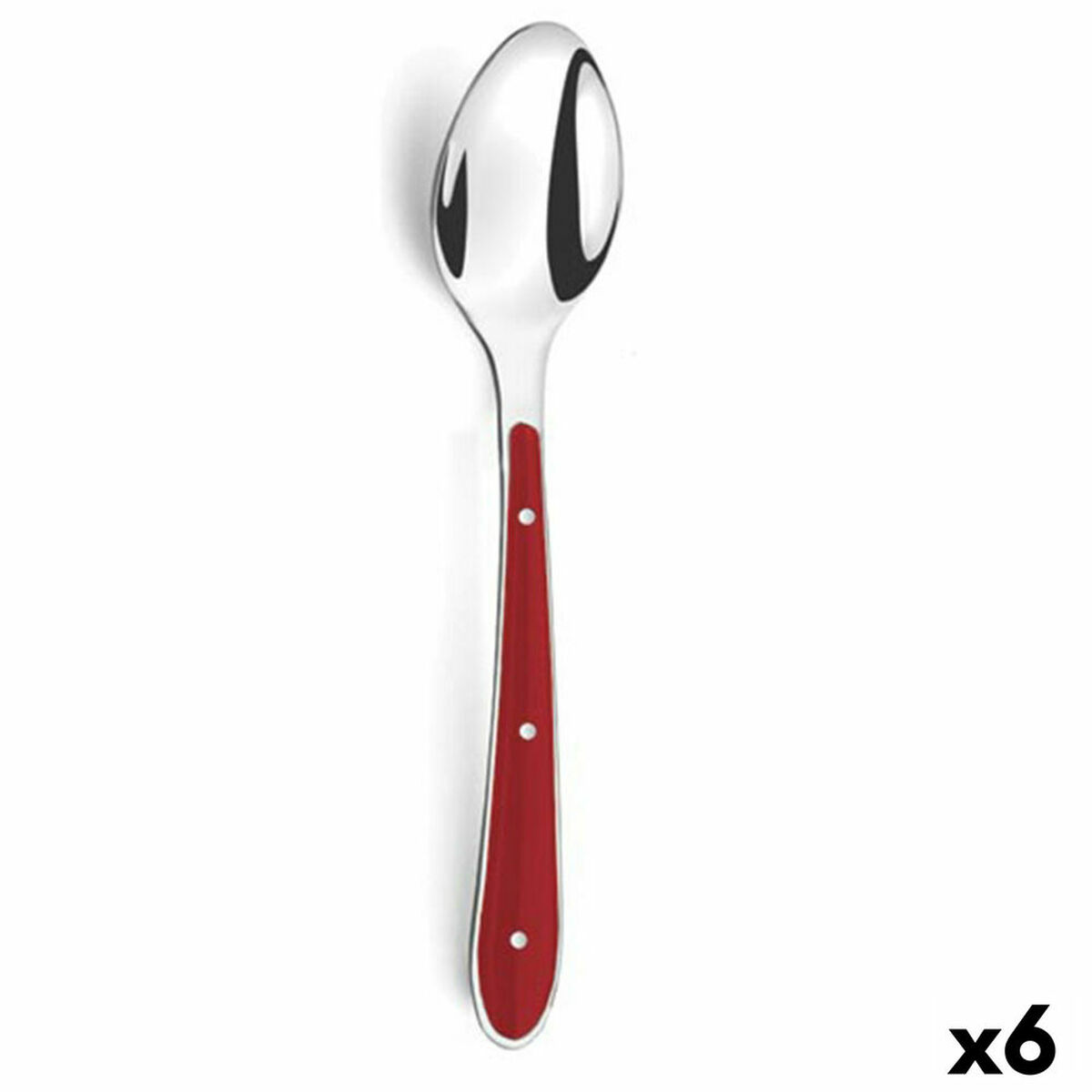 Amefa Bistro Metal Two-Tone (13.4 cm) Dessert Spoon (Pack 6x)-2