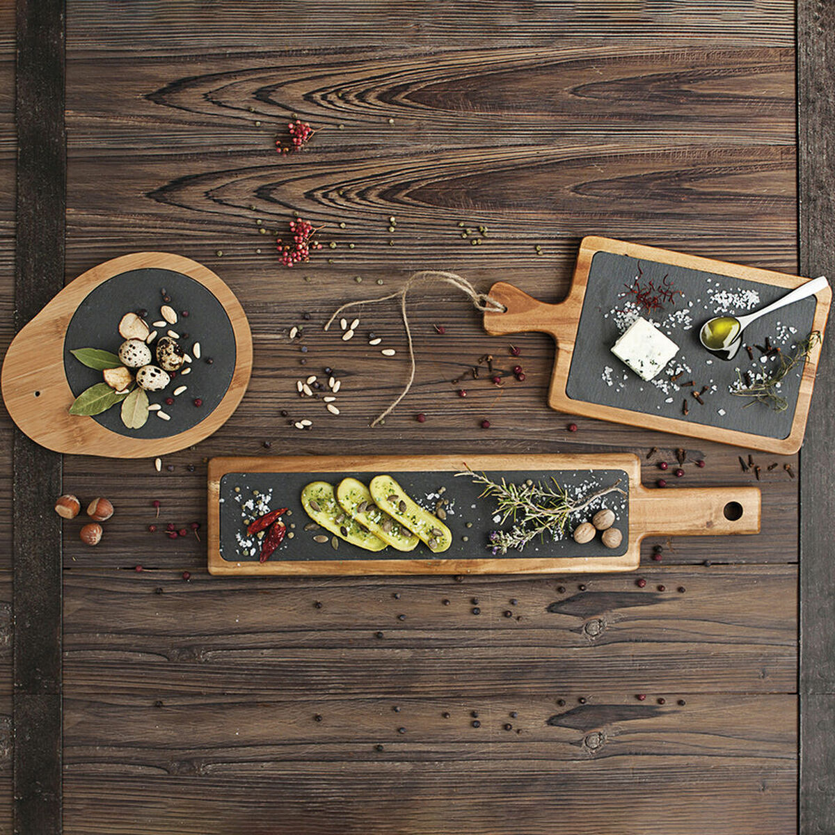 La Bouchée Aram 34 x 18 x 1. 5cm 스낵 트레이 (6 조각) (팩 6x)-3