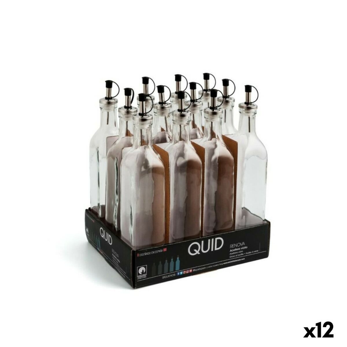 Oiler Quid Renova Transparent Glass 250 ml (12 pieces) (Pack 12x)-2