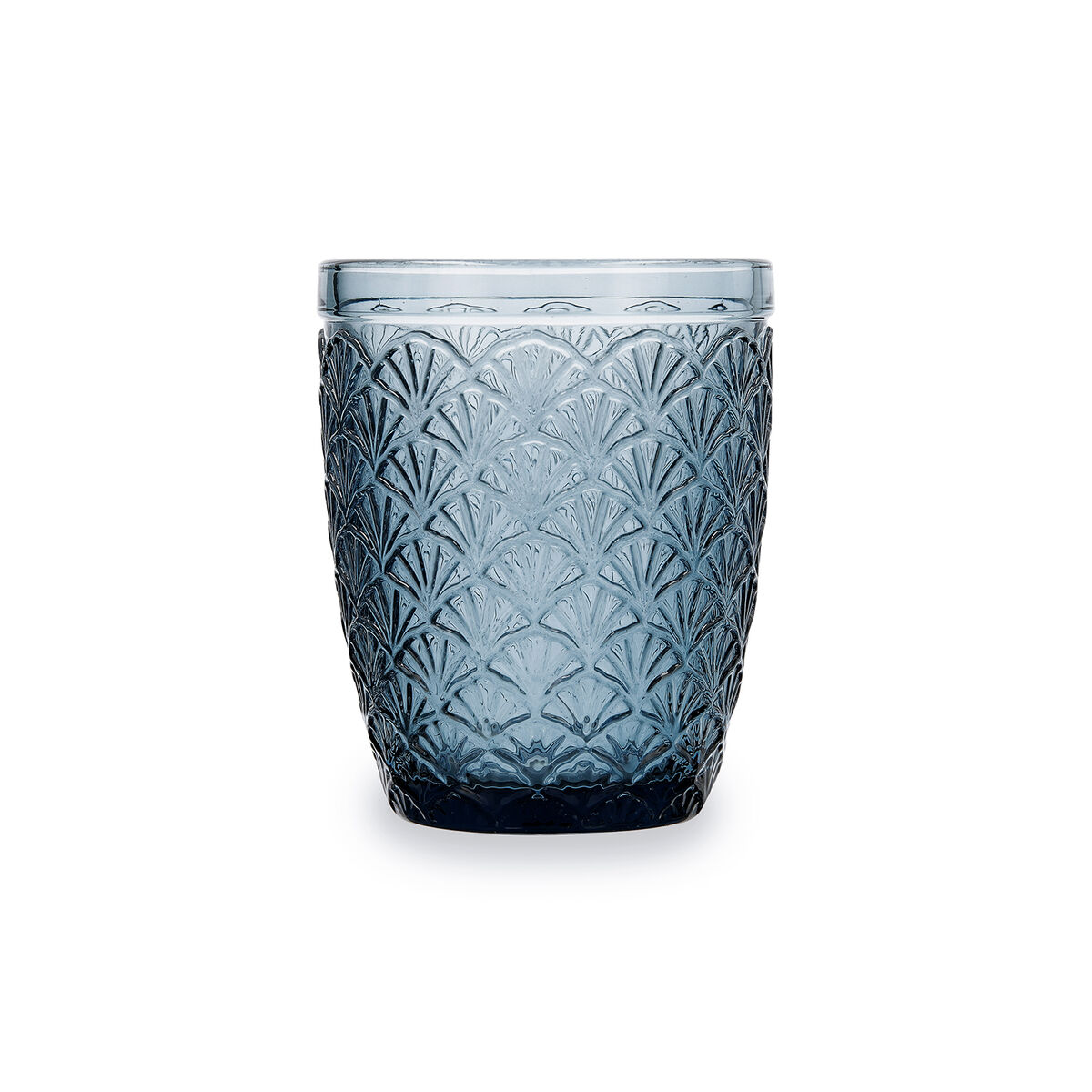 Glass Bidasoa Blue Moon Blue Glass 240 ml (6 피스)-3