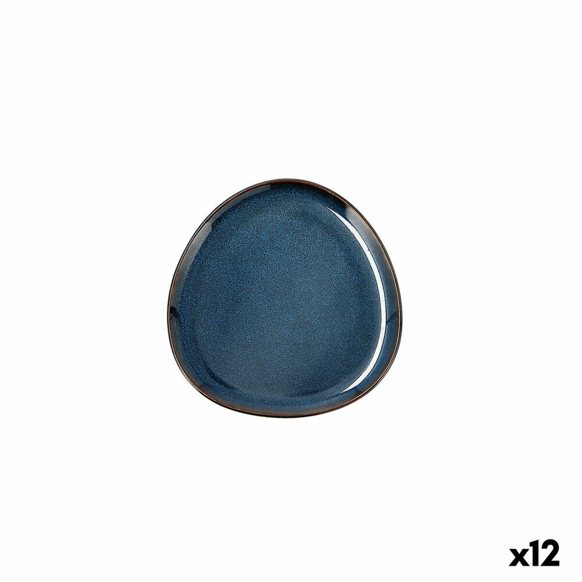 Bidasoa Ikonic жалпақ тостақ Көк керамика (11 x 11 x 11 см) (Pack 12x)-2