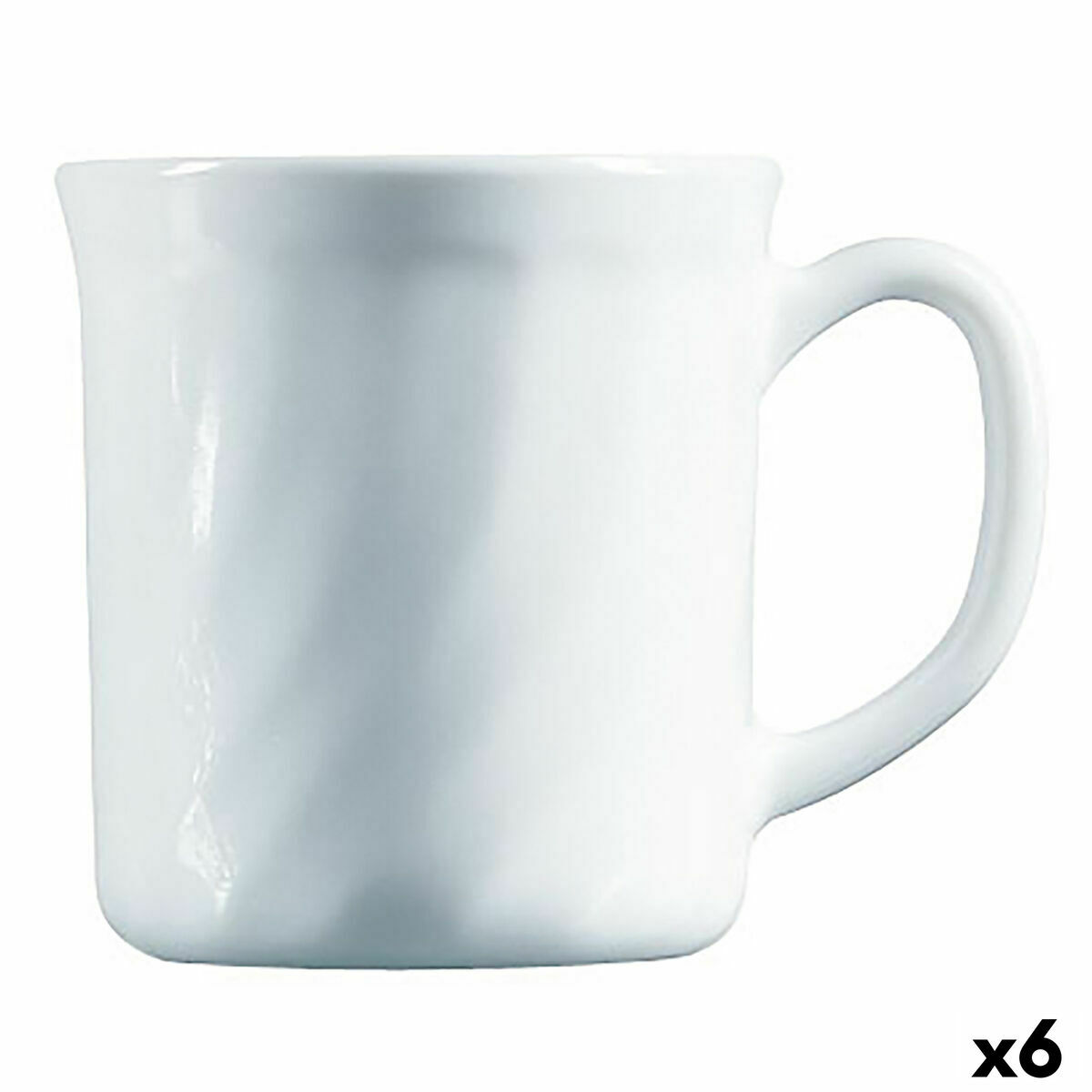 Чашка Luminarc Trianon Белый Cтекло 290 ml (6 штук) (Pack 6x)-2