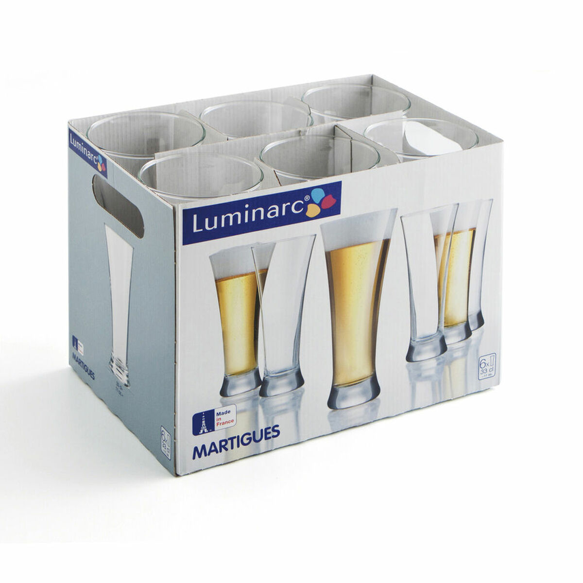 Luminarc Martigues мөлдір шыны 6 дана 330 мл-3