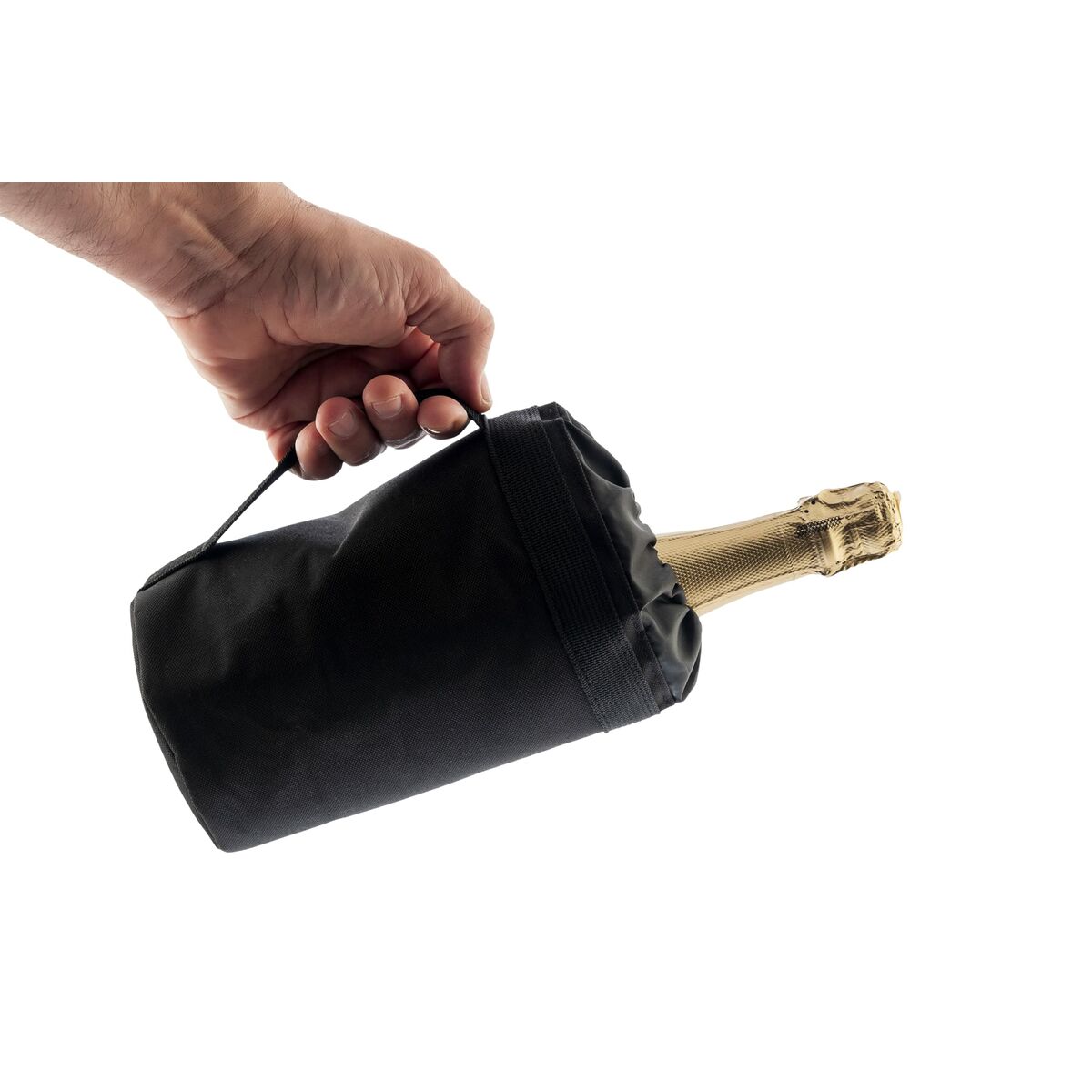 Çüýşe sowadyjy Koala tutawaçly Gara dokma (20 x 12 sm)-2