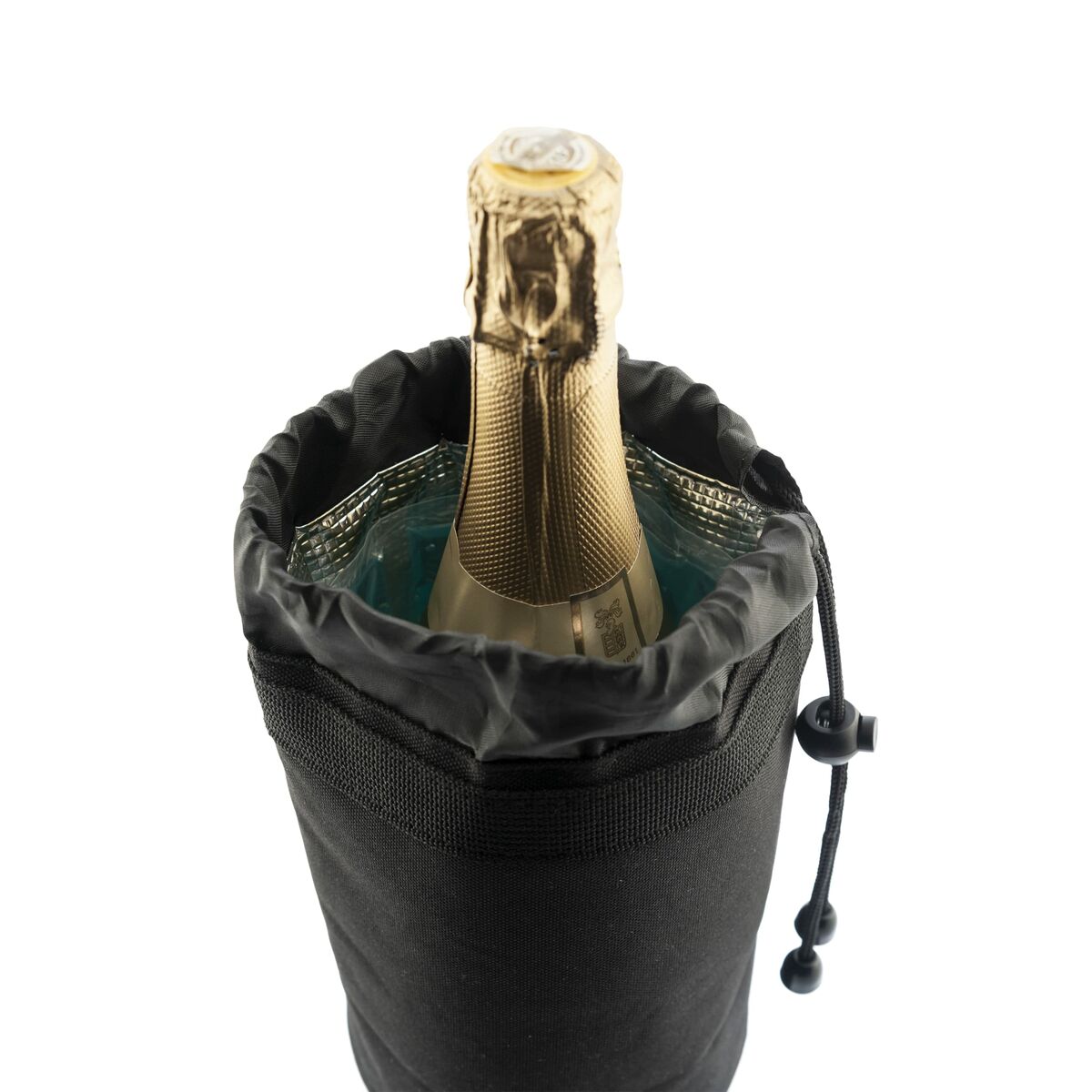 Çüýşe sowadyjy Koala tutawaçly Gara dokma (20 x 12 sm)-4