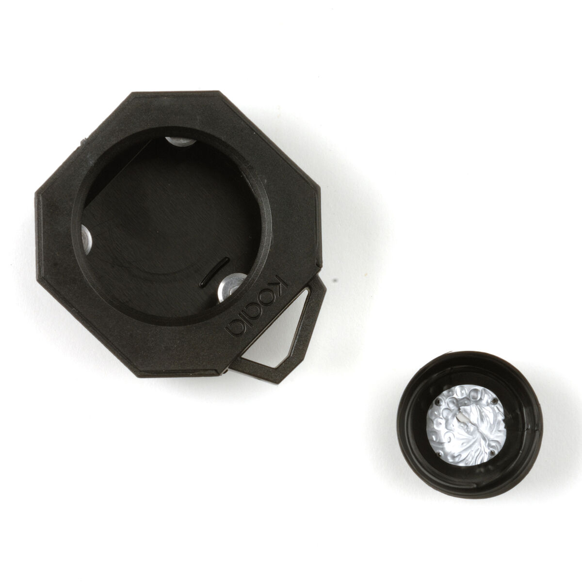 瓶裝膠囊Koala Basic黑色塑料（6 x 5.1 x 1.8 cm）-4