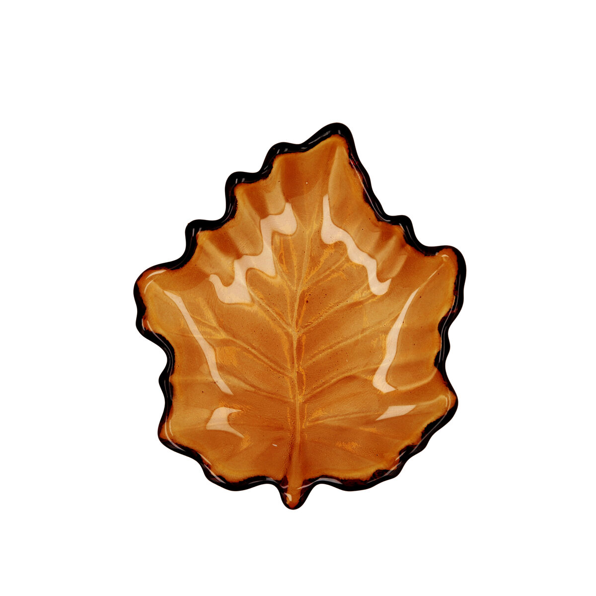 קיד חטיף מגש זכוכית חומה (14 x 14. 5 ס 