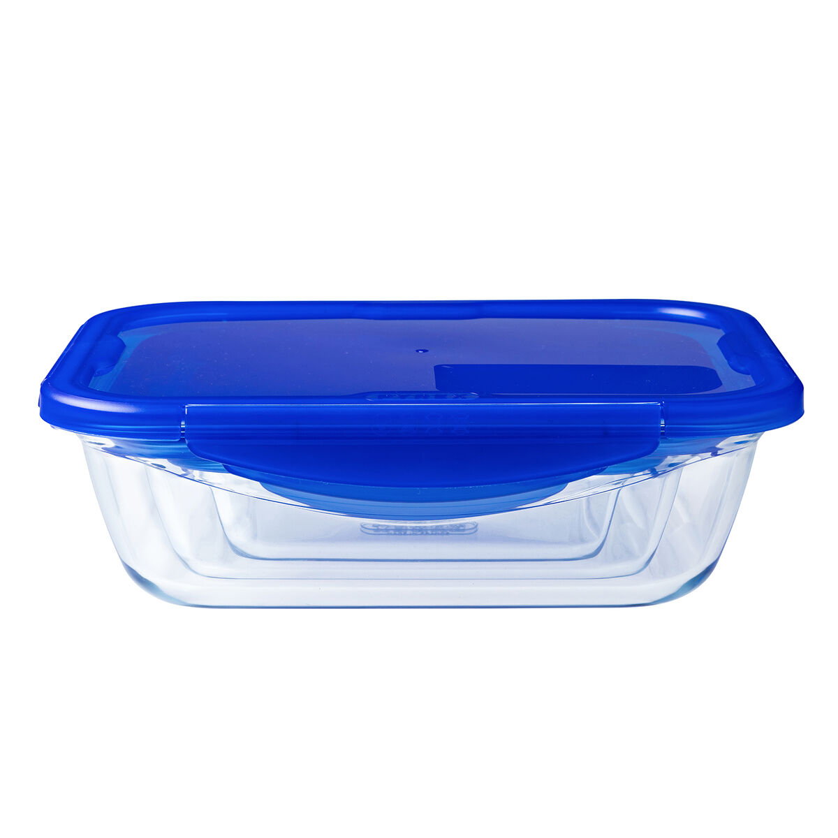 Герметичная коробочка для завтрака Pyrex Cook & Go 20,5 x 15,5 x 6 cm Синий 800 ml Cтекло (6 штук)-2