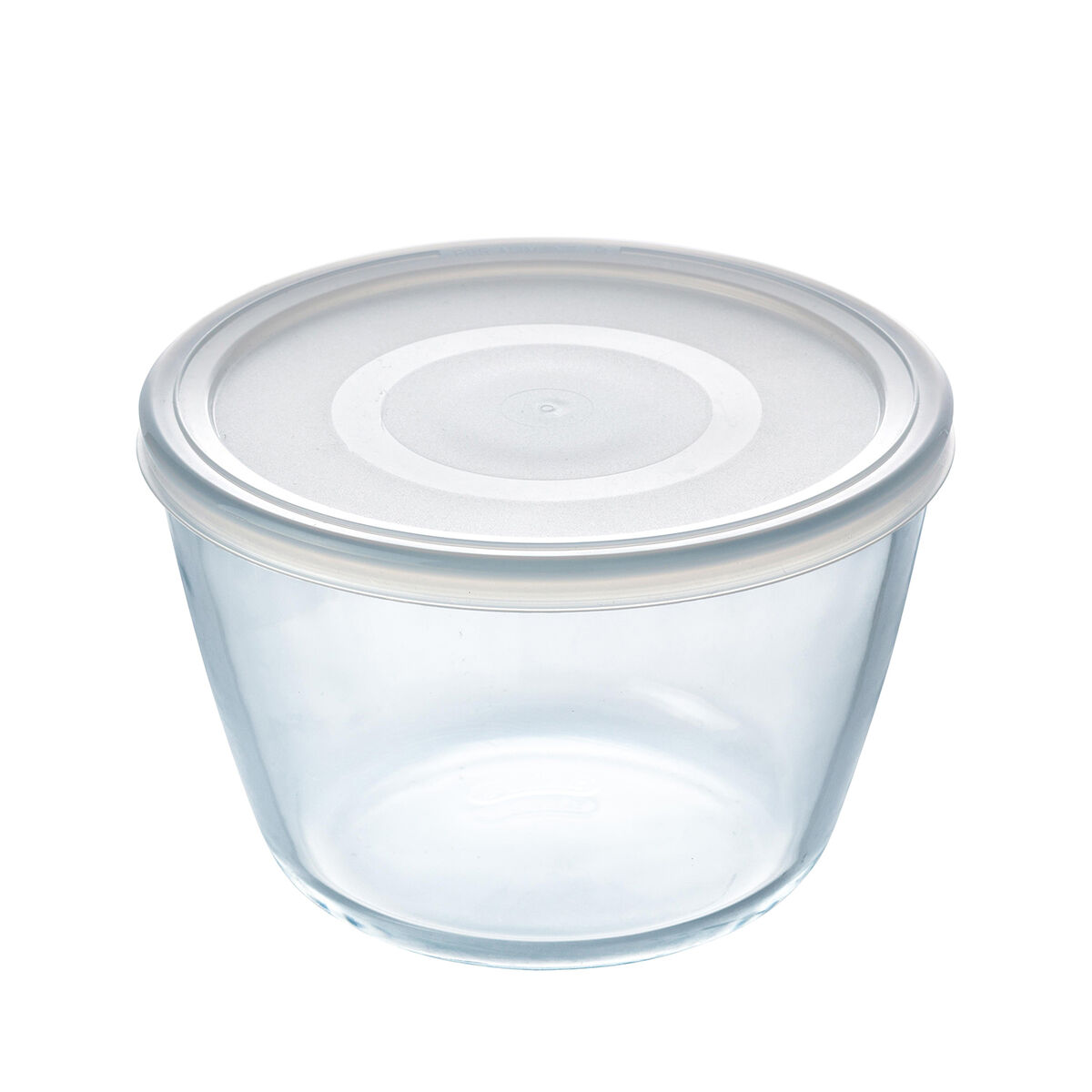 Round lunchbox with lid Pyrex Cook & Freeze 1.6 L 17 x 17 x 12 cm Transparent Silicone Glass (4 pieces)-2