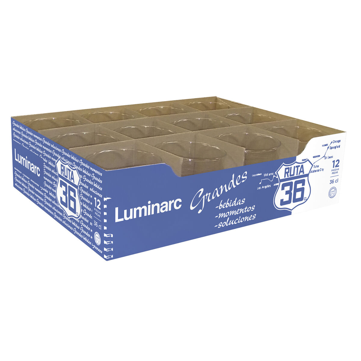 Luminarc Ruta 36 мөлдір шыны (360 мл) (12 дана)-3