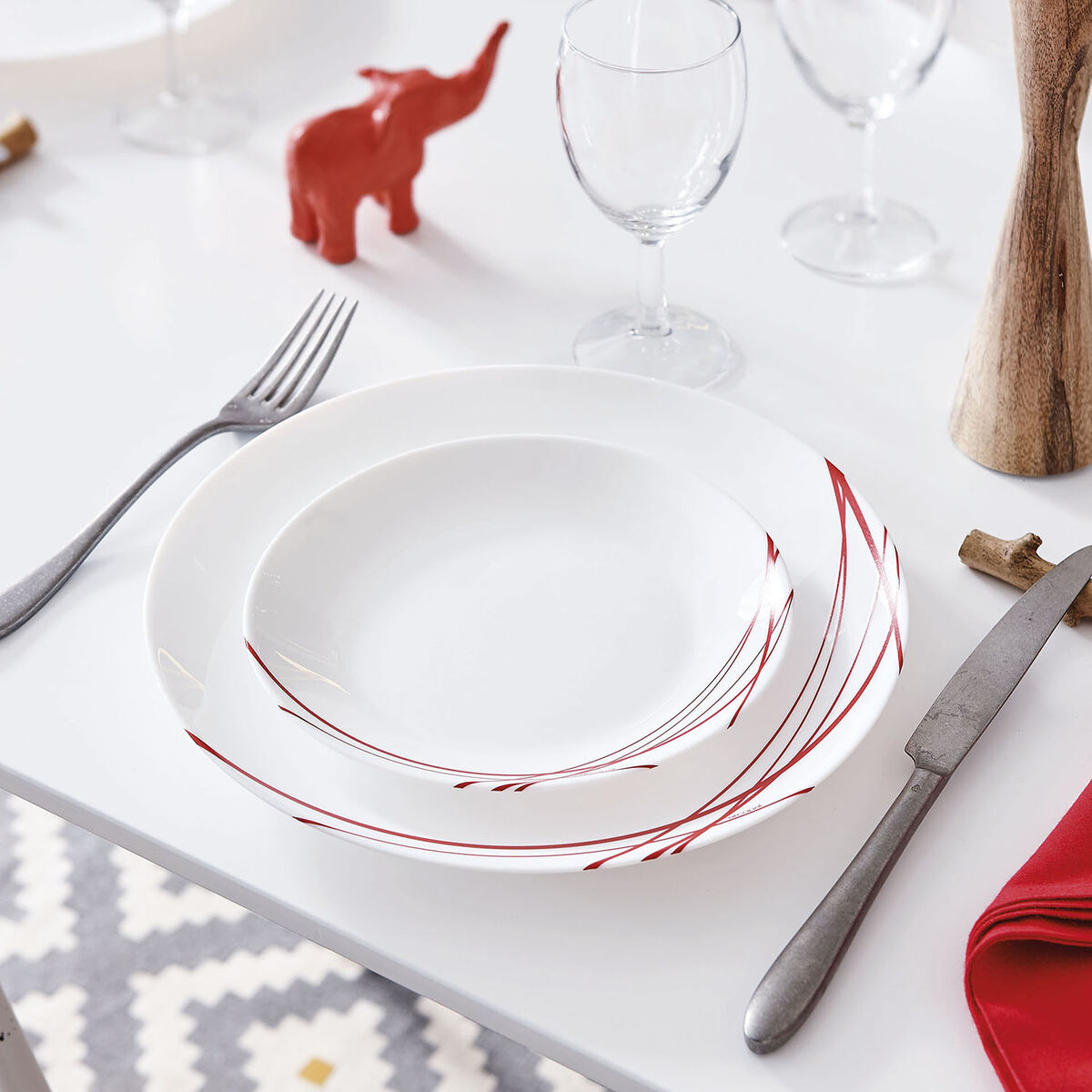 זכוכית ארקופלית בעלת שני צבעים (20 ס 