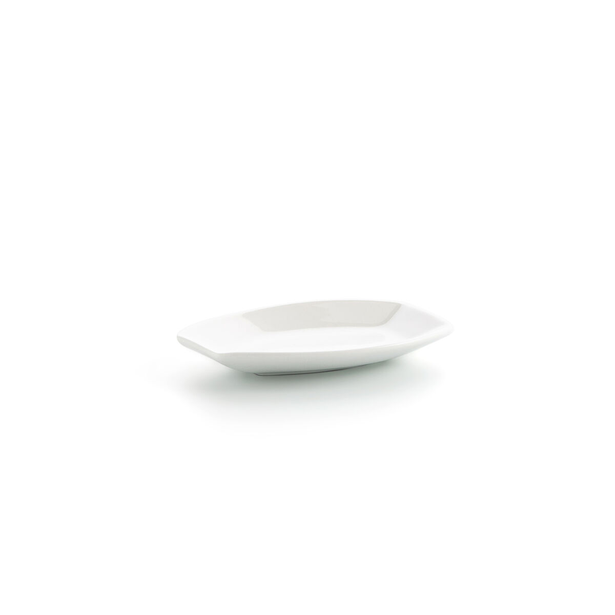 Ariane Alaska Snack Tablett Weiß Keramik Oval 10 x 7,4 x 1,5 cm 9,6 x 5,9 cm (18 Stück)-4