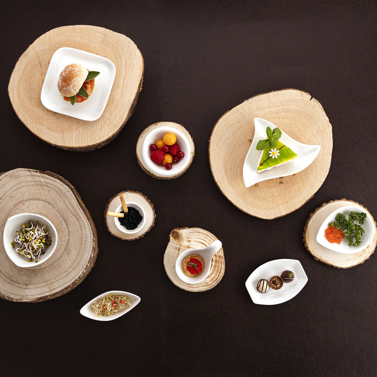 Dish Ariane Alaska Mini Ceramics White (8.5 x 8.3 x 3.5 cm) (18 pieces)-2