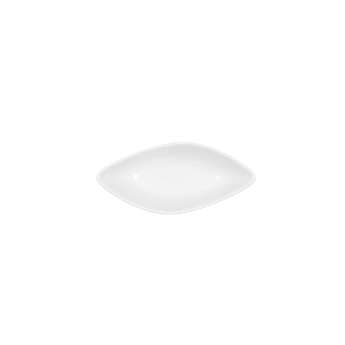 Piatto Ariane Alaska Mini Ceramica Ovale Bianco (10,5 x 4,8 x 2,8 cm) (18 pezzi)-4