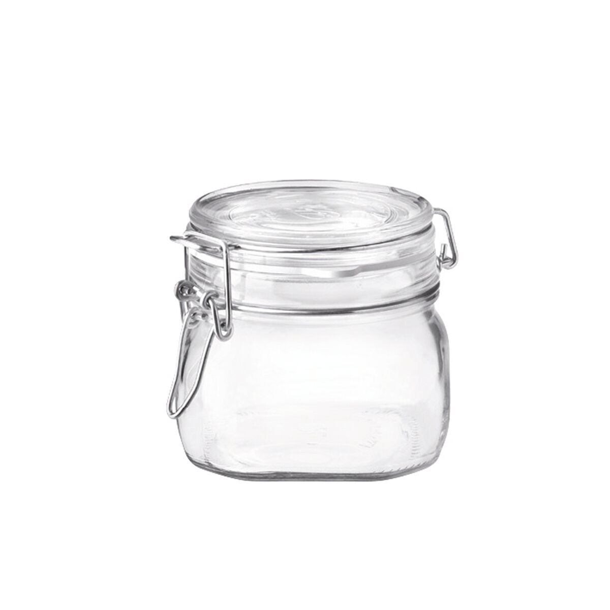 Food preservation container Bormioli Rocco Fido Clear Glass (500 ml) (6 pieces)-2