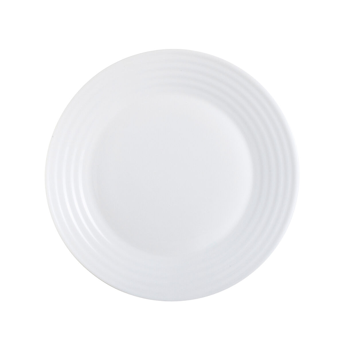 طبق حلوى الزجاج الأبيض من Luminarc Harena (19 سم) (24 قطعة)-2